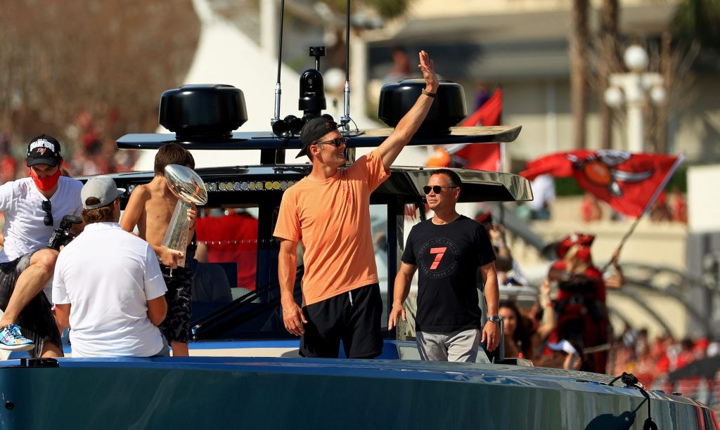 Tom Brady Boat Parade